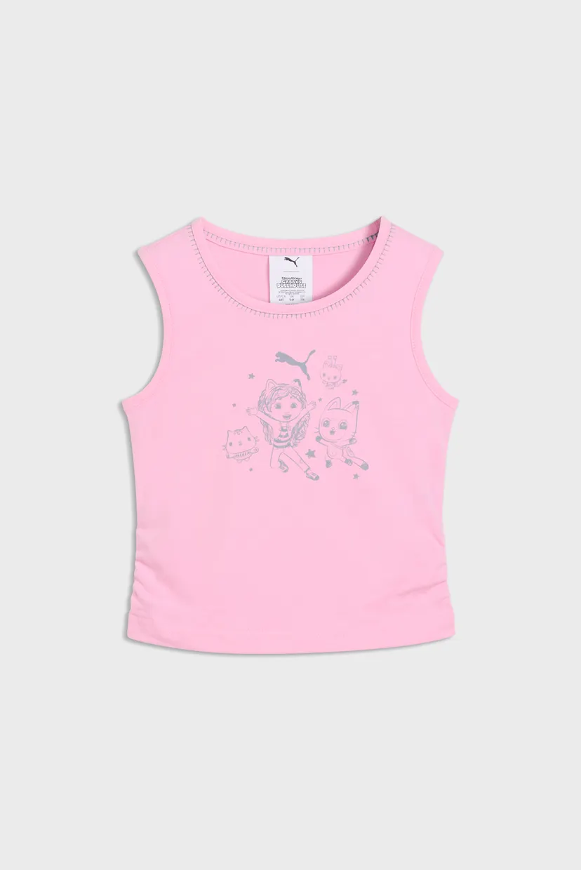 Дитяча рожева майка PUMA x GABBY'S DOLLHOUSE Slim Tank Top Kids 4