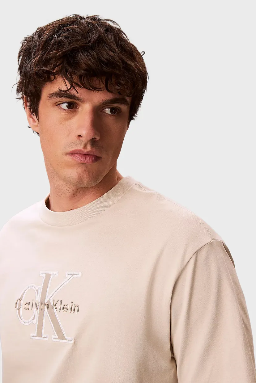 Мужская бежевая футболка SS 16S ELEVATED 4
