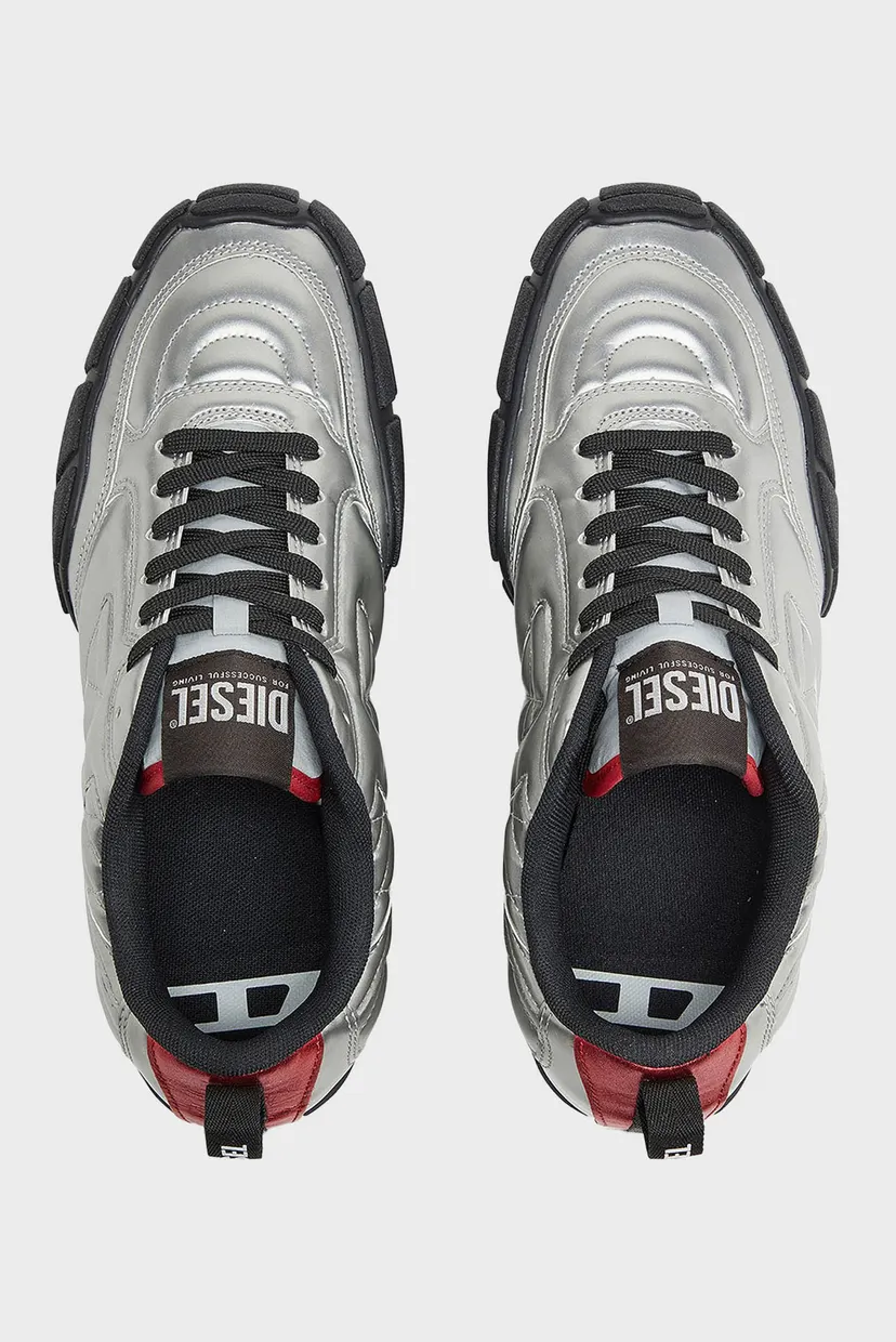 Жіночі сріблясті шкіряні кросівки PAGODHA / S-PAGODHA LOW W SNEAKERS 4