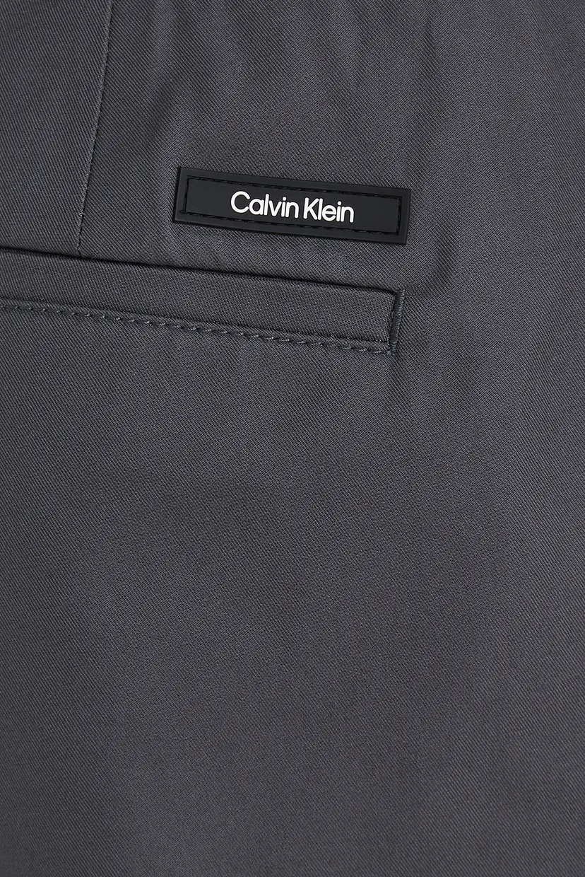 Мужские серые брюки COTTON STRETCH PLEATED 4