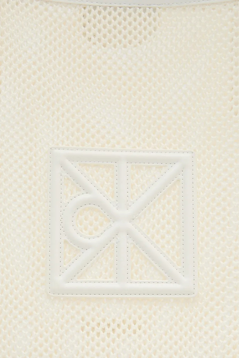 Жіноча біла сумка EMBLEM MESH 5