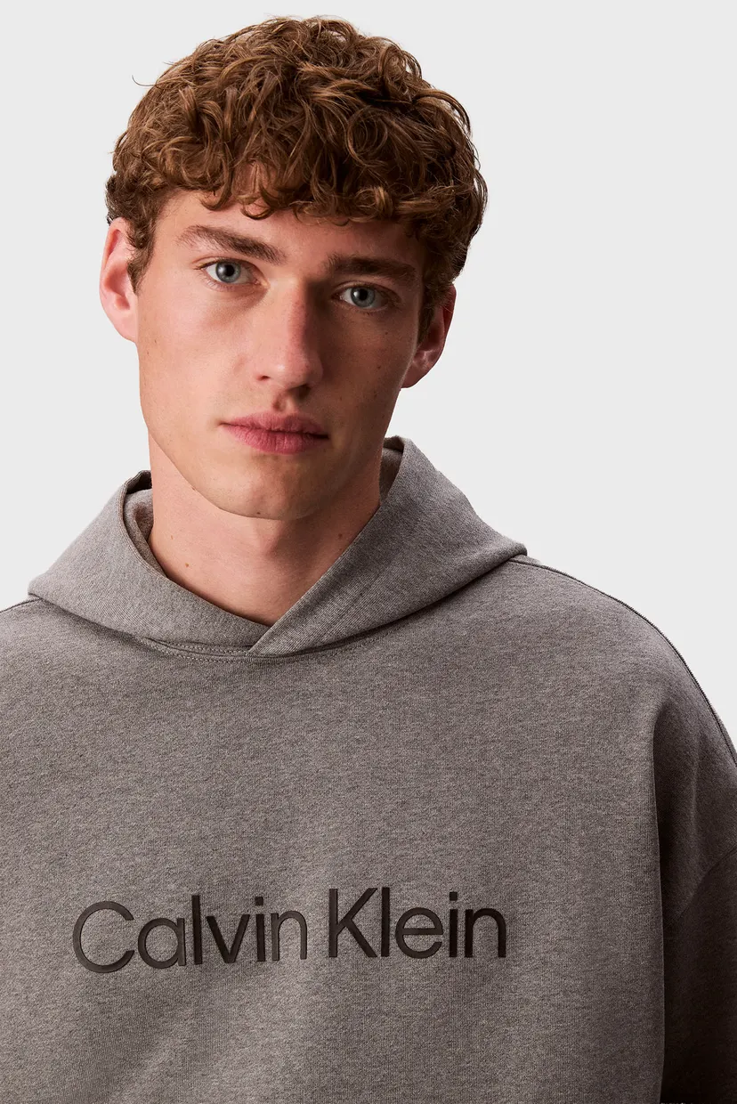 Чоловіче сіре худі STANDARD LOGO PREMIUM TERRY 5