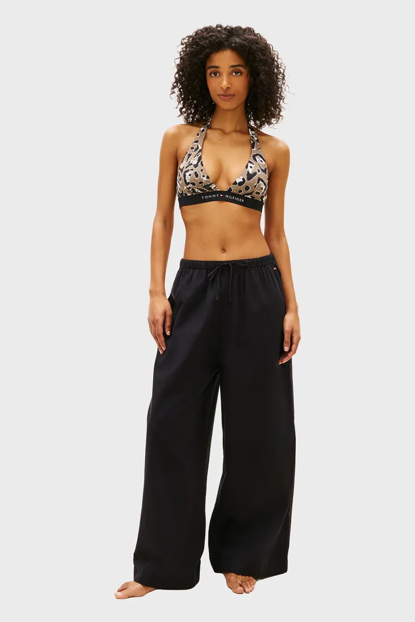 Женские черные брюки WIDE LEG PANTS (EXT) Tommy Hilfiger