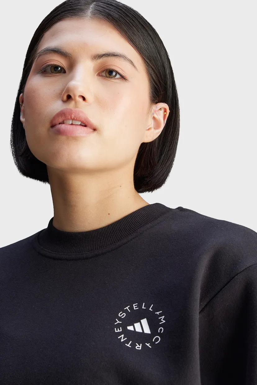 Женский черный свитшот adidas by Stella McCartney Regular 4
