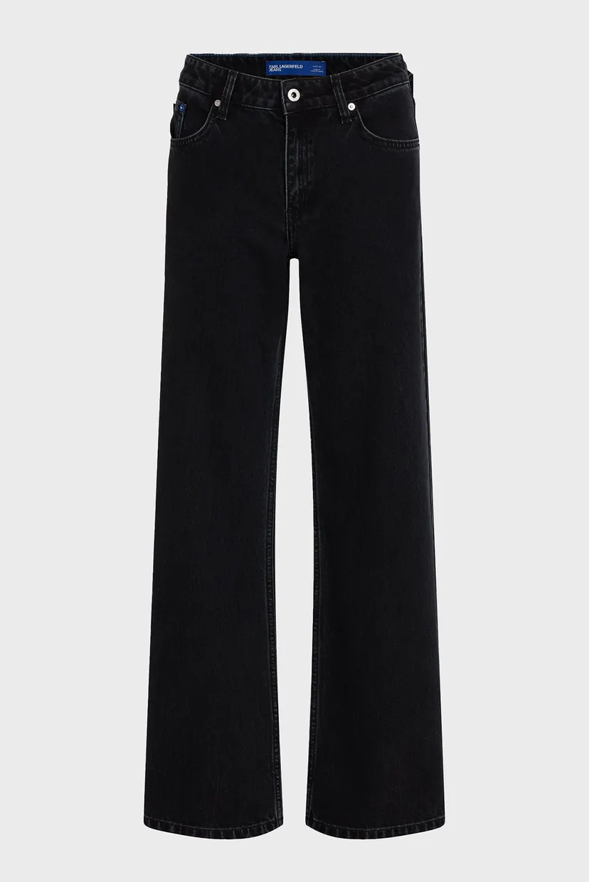 Жіночі чорні джинси KLJ MR RELAXED DENIM 5