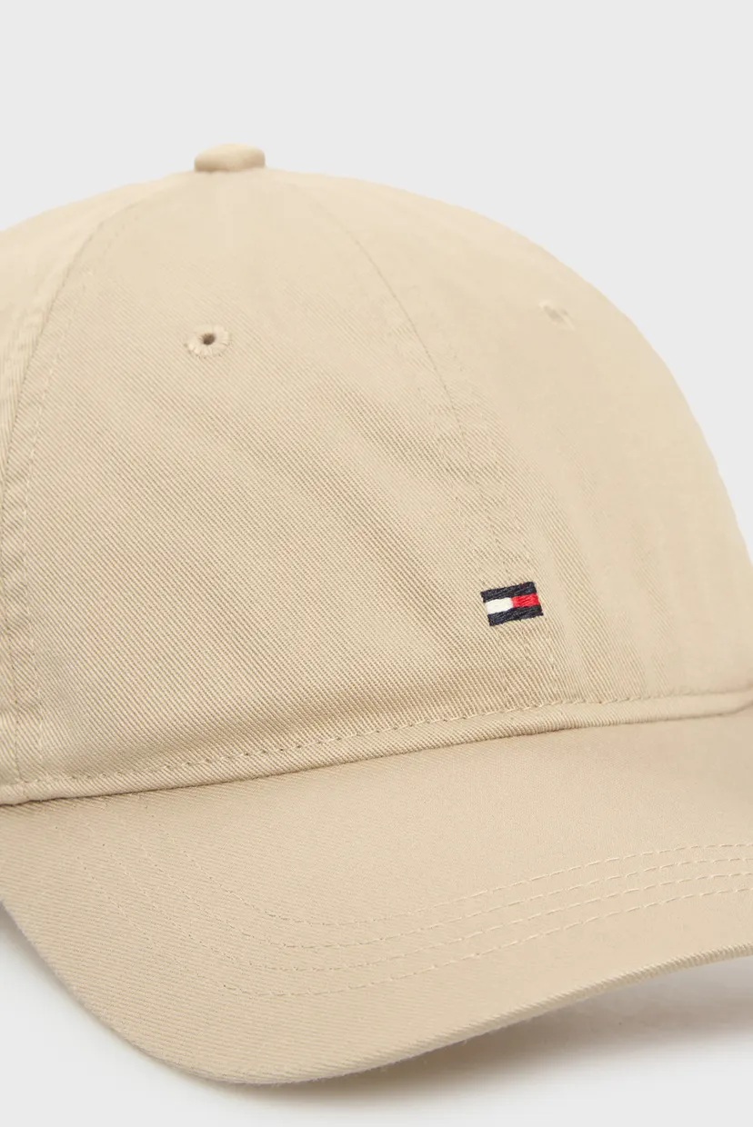 Чоловіча бежева кепка FLAG SOFT 6 PANEL 4