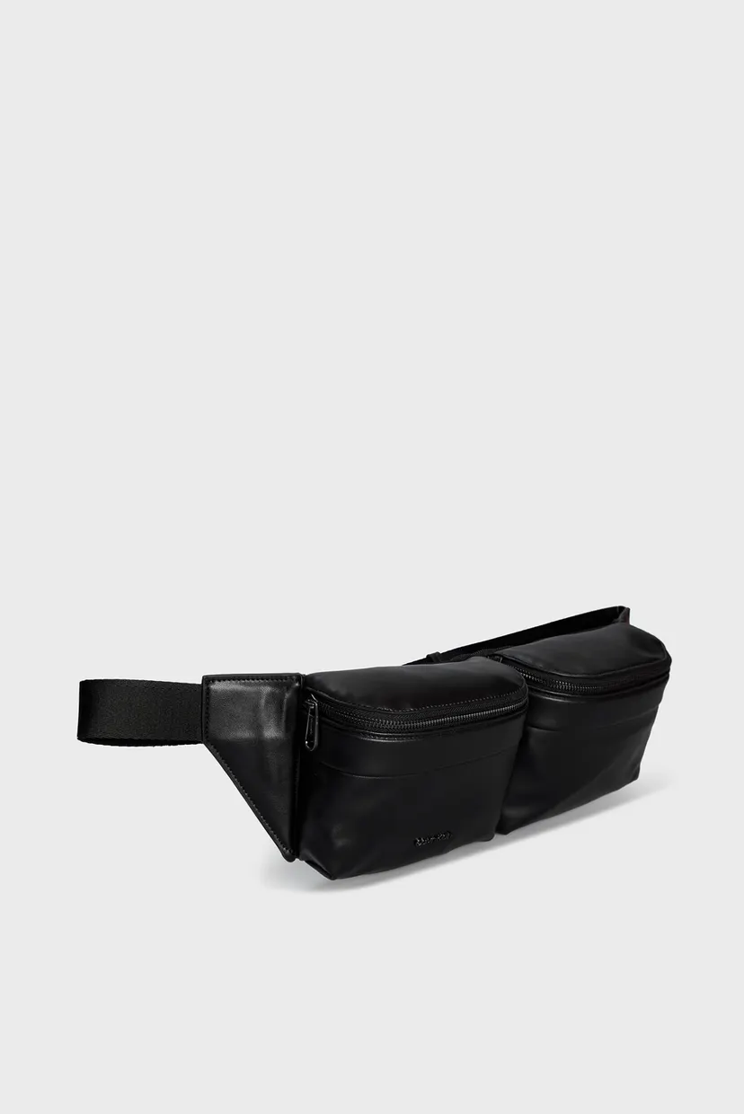 Мужская черная поясная сумка CK ELEVATED XL WAISTBAG 3