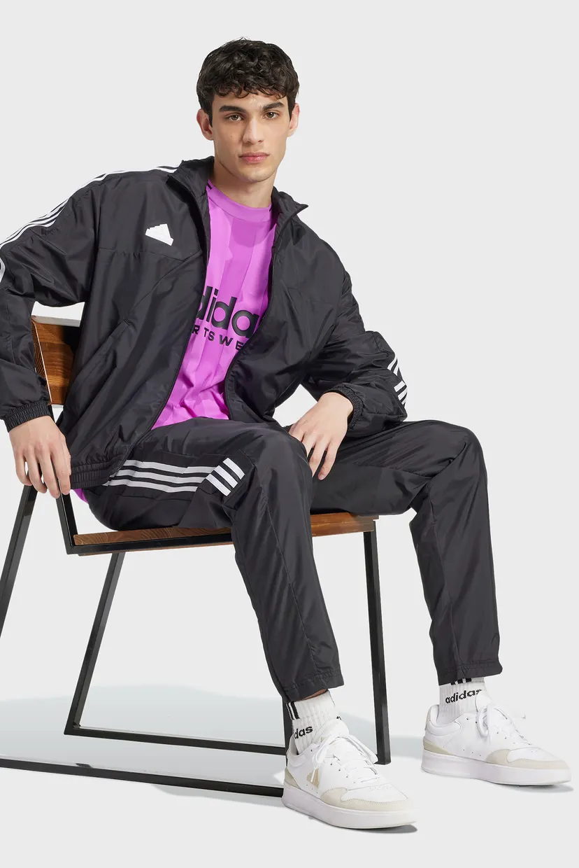 Мужские черные спортивные брюки House of Tiro Woven adidas IX1348