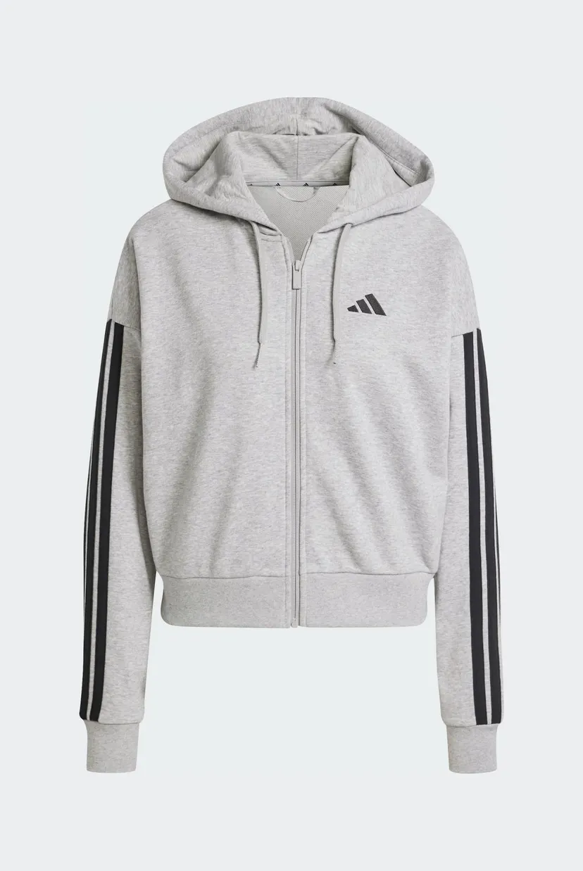 Жіноче сіре худі 
Essentials 3-Stripes French Terry 6