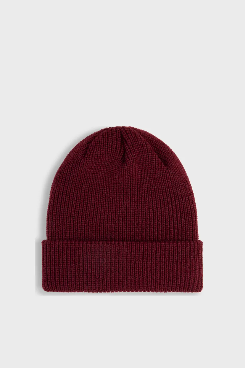 Бордова шапка Essentials High Crown Beanie 3
