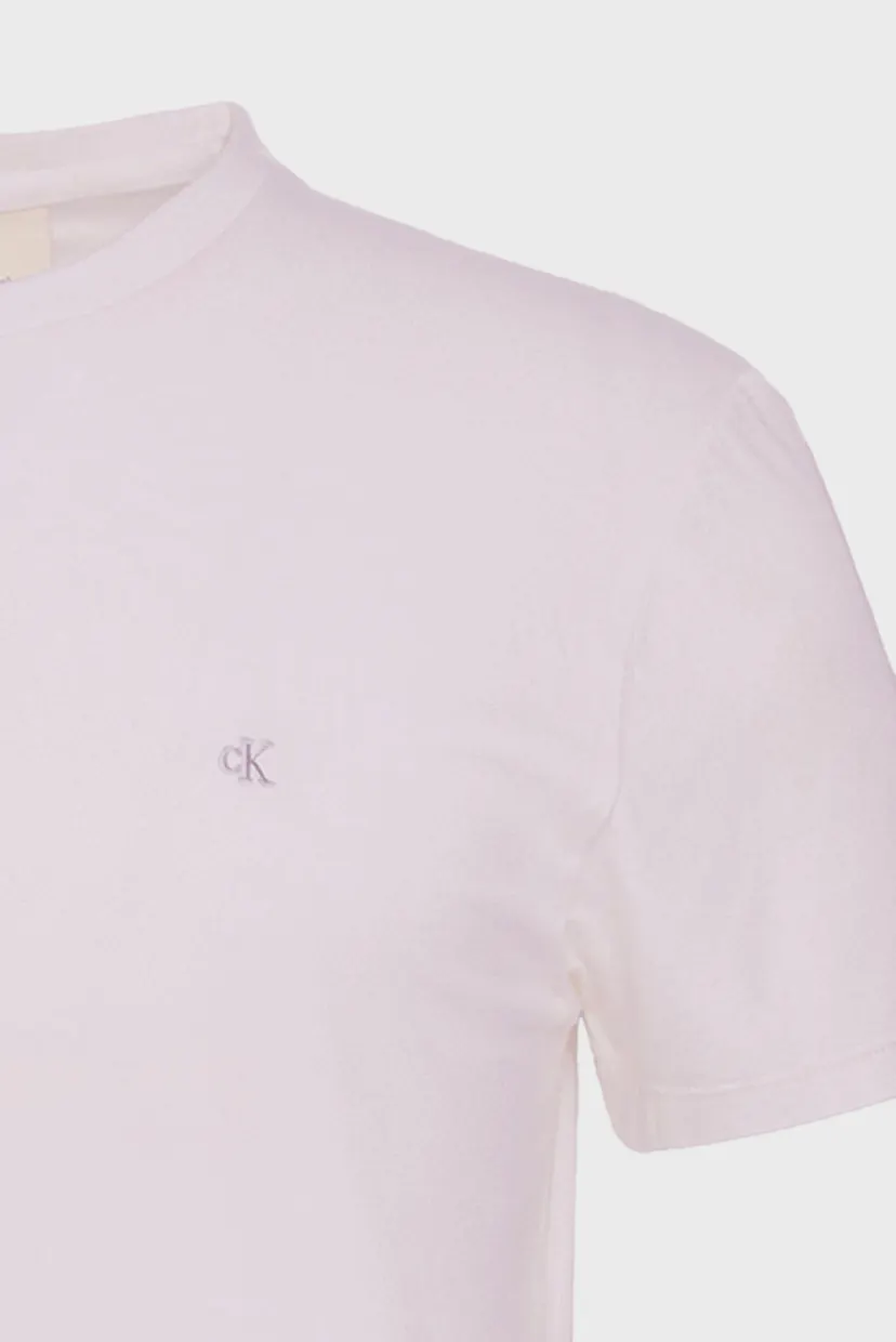 Чоловіча біла футболка SS SLIM STRETCH 5