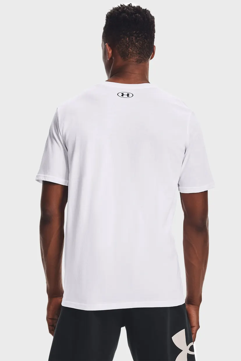 Мужская белая футболка SPORTSTYLE LEFT CHEST SS 3