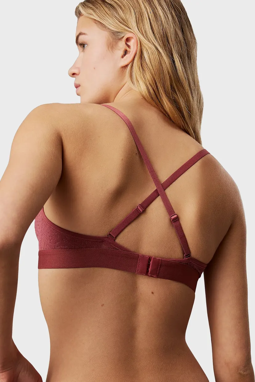 Женский терракотовый бюстгальтер UNLINED TRIANGLE 5