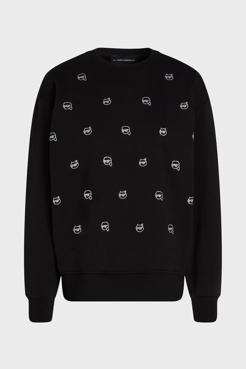 Женский черный свитшот IKONIK 2.0 5
