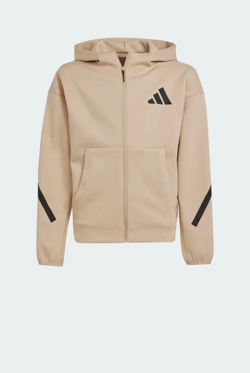Детское бежевое худи adidas Z.N.E. Full-Zip Kids 6