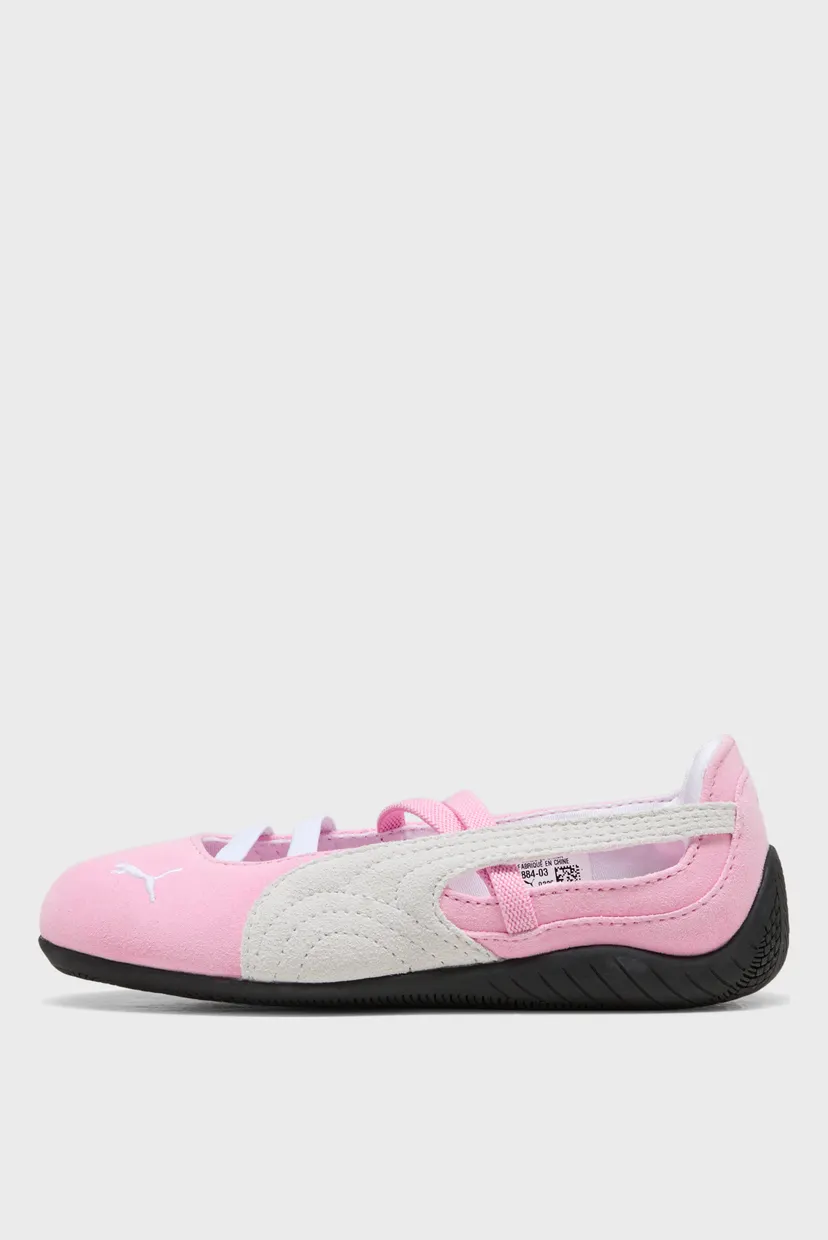 Детские розовые замшевые балетки Speedcat Ballet Flats Kids 3
