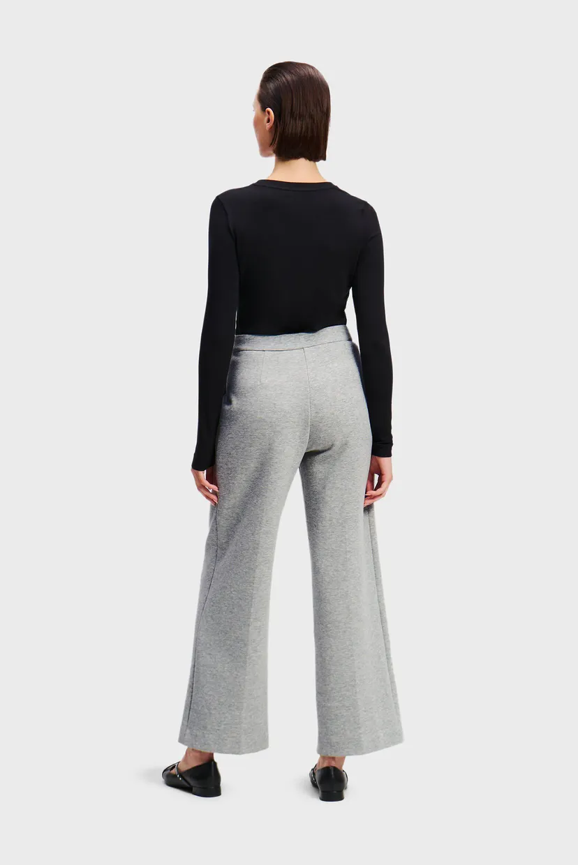 Женские светло-серые кюлоты DOUBLE JERSEY SWEATPANTS 3