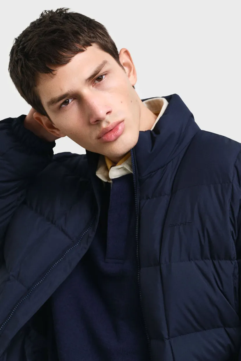 Мужской синий пуховик MID DOWN JACKET 5