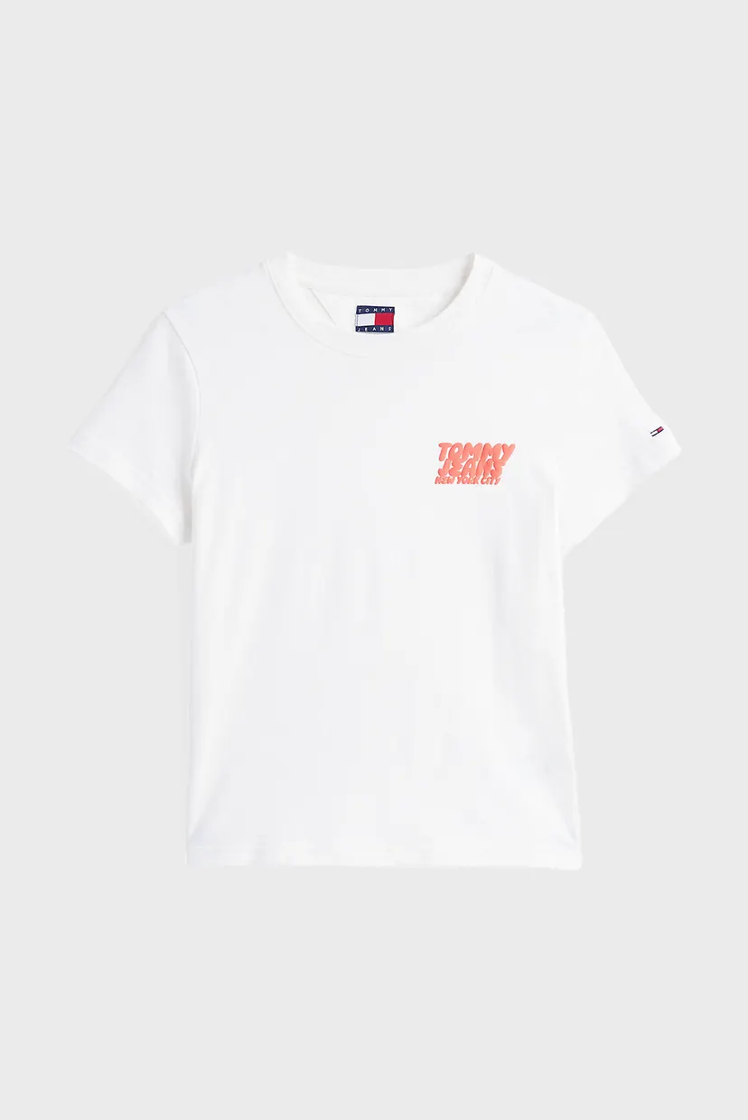 Женская белая футболка TJW REG TJ BUBBLE TEE 5