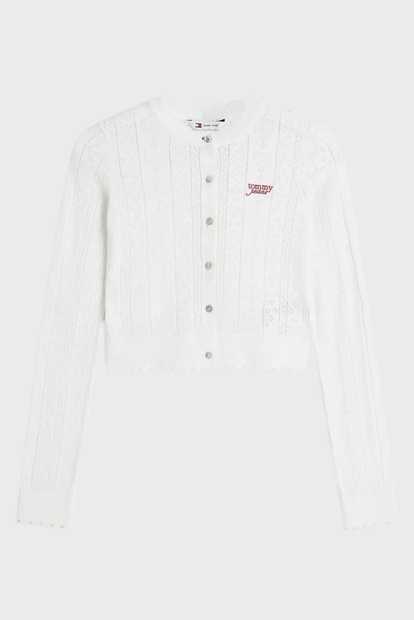 Жіночий білий кардиган POINTELLE CARDIGAN 6