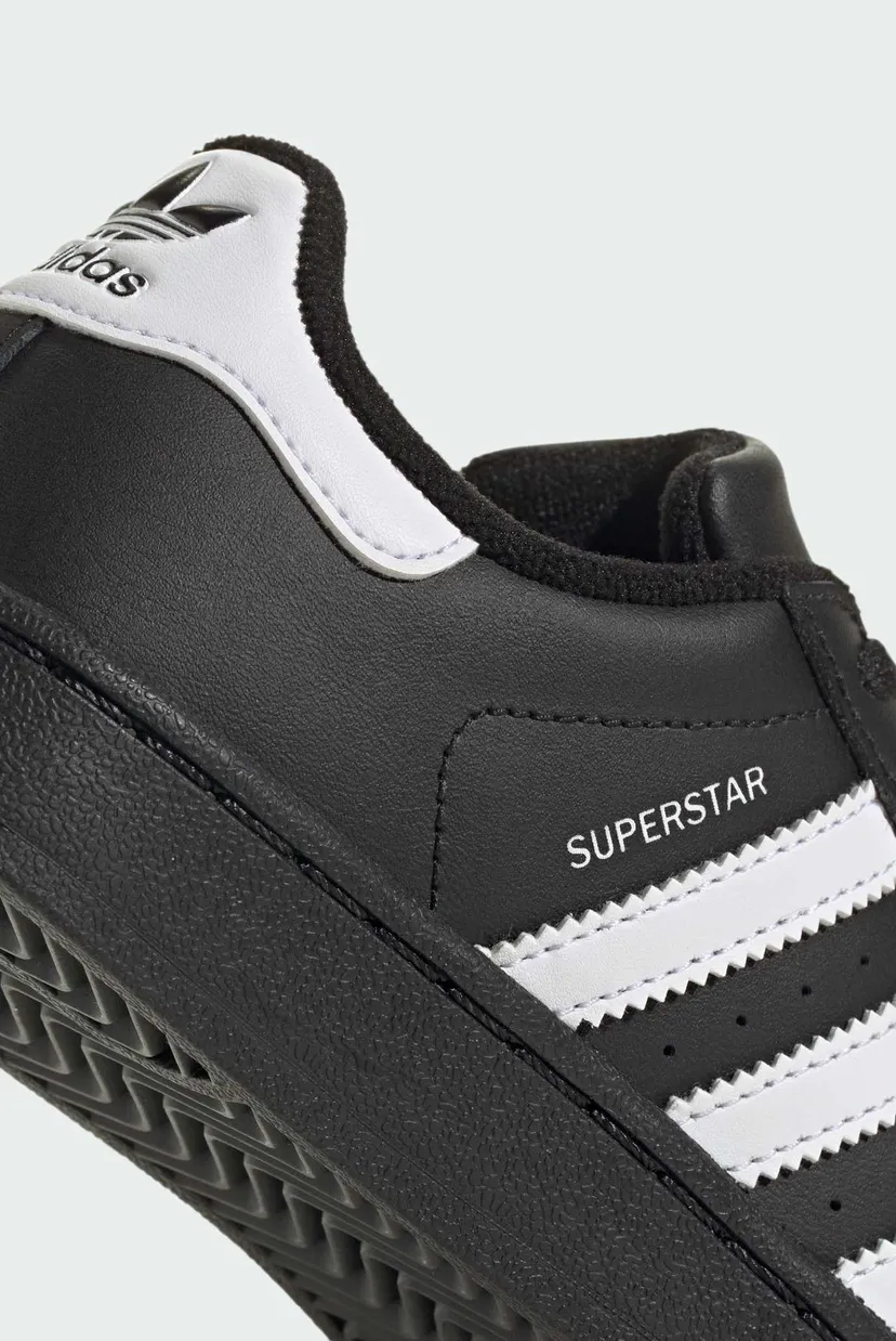 Детские черные сникерсы Superstar II Kids 9