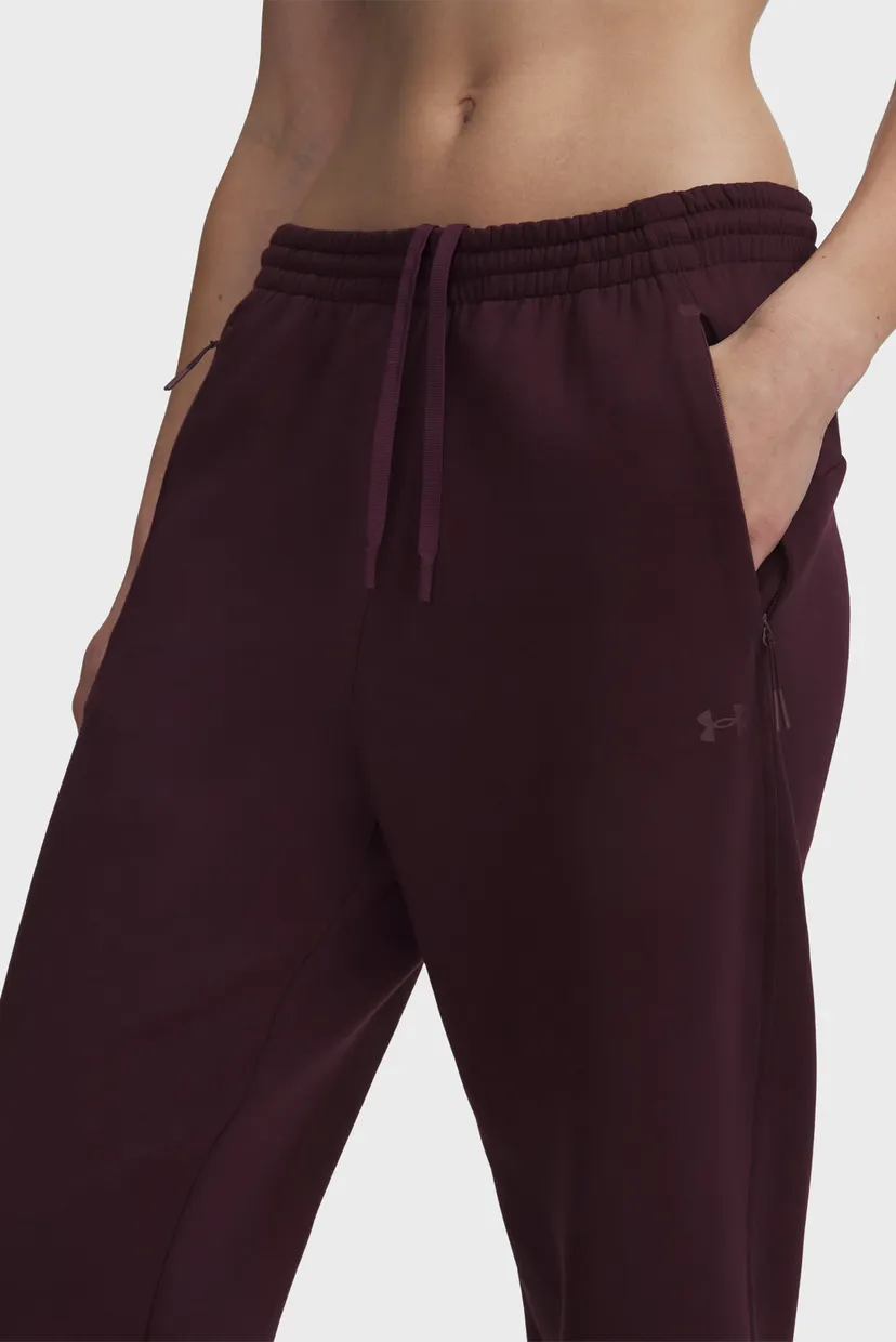 Жіночі бордові спортивні штани Unstoppable Flc Gym Pant 4
