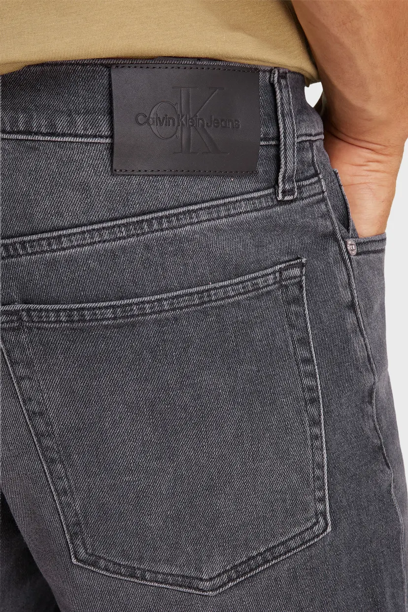 Мужские серые джинсовые шорты SLIM SHORT 4