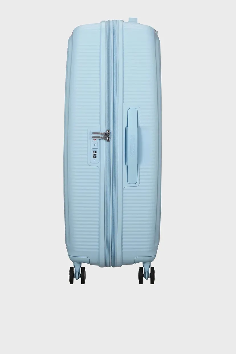 Голубой чемодан 77 см SOUNDBOX PASTEL BLUE 4