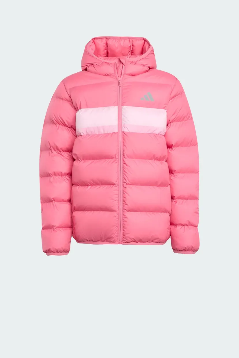 Детская розовая куртка Synthetic Kids adidas JL7433 — MD-Fashion