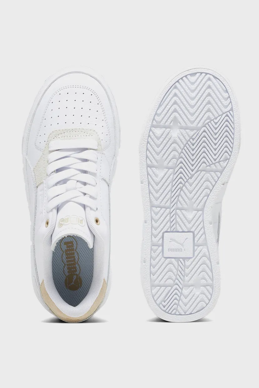 Женские белые кожаные сникерсы Cali Court Match Sneakers Women 4