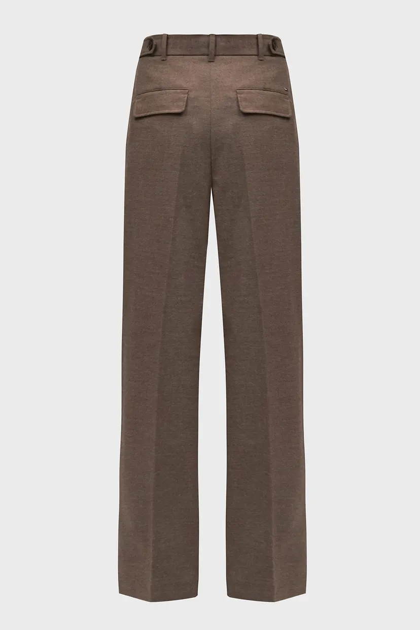 Жіночі коричневі брюки FLANNEL RELAXED STRAIGHT 6