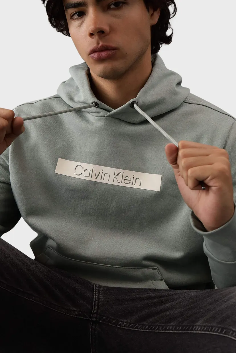 Чоловіче сіре худі CUT OUT SHADOW LOGO HOODIE 4