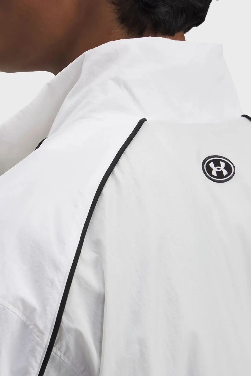 Мужская белая ветровка UA Best Track Jacket 3