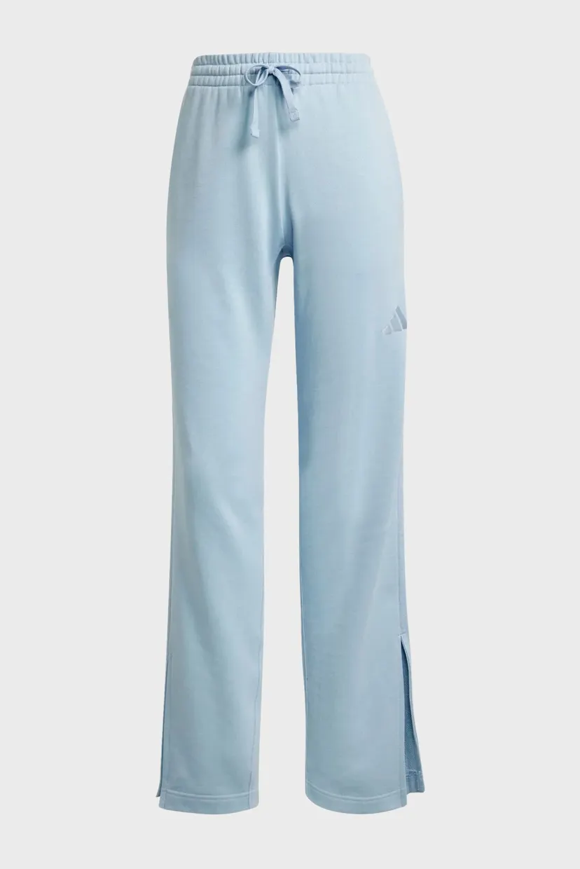 Жіночі блакитні спортивні штани ALL SZN French Terry 3-Stripes Straight Leg 6