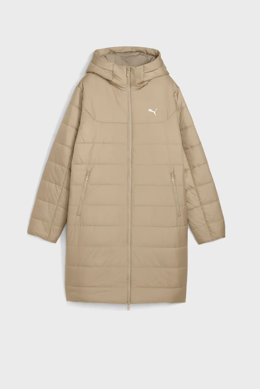 Женская бежевая куртка Essentials Hooded Padded Parka Women 4