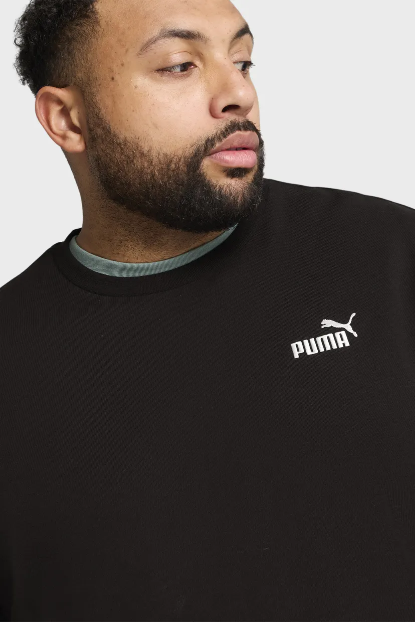 Чоловічий чорний світшот Essentials Small No. 1 Logo Crew Men 5