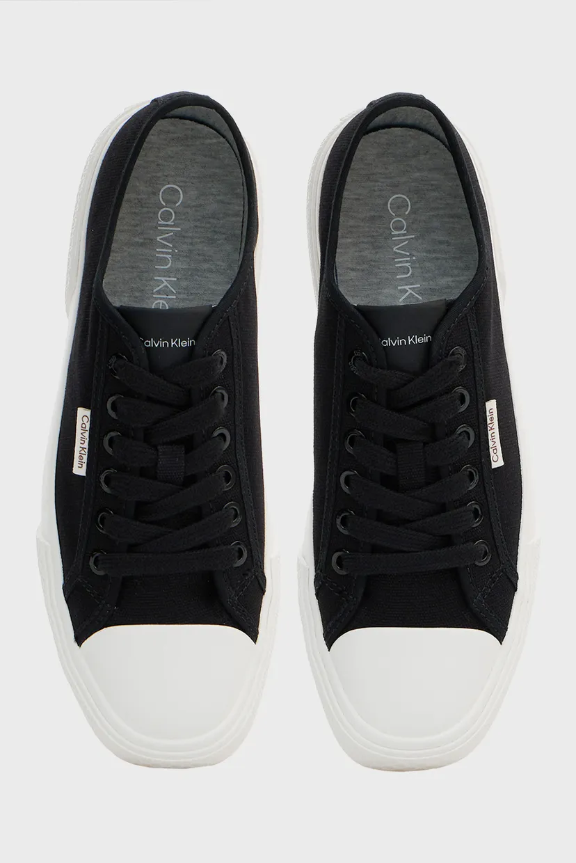 Женские черные кеды VULC LOW LACE UP 4