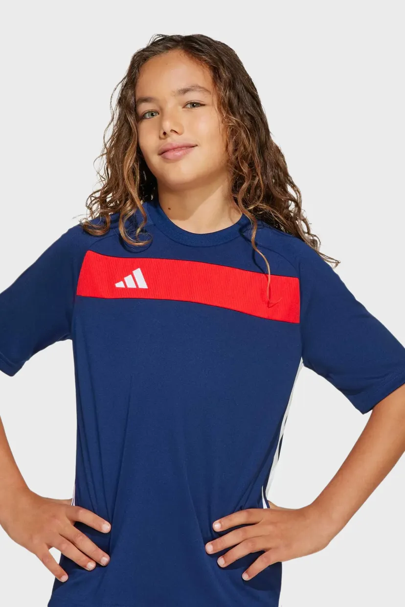Дитяча синя футболка Tiro 25 Essentials Kids 4