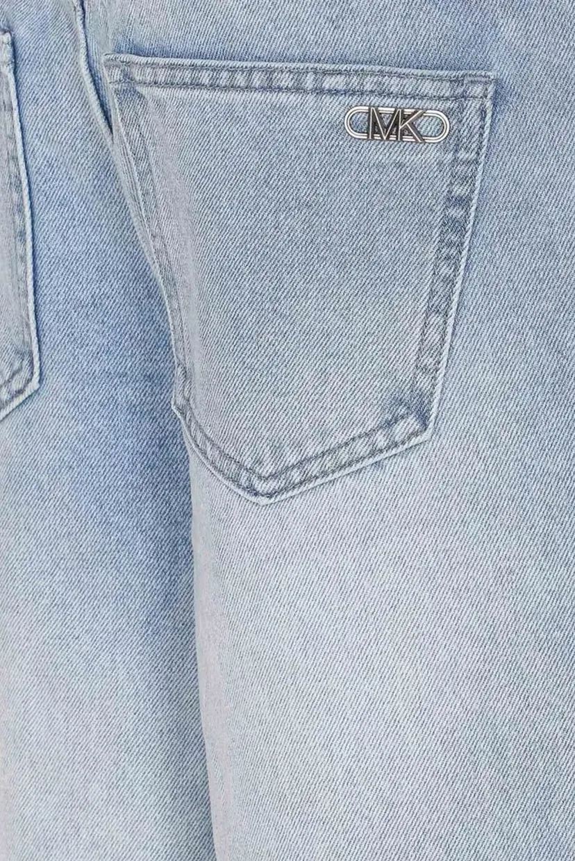Женские голубые джинсы WIDE LEG 4
