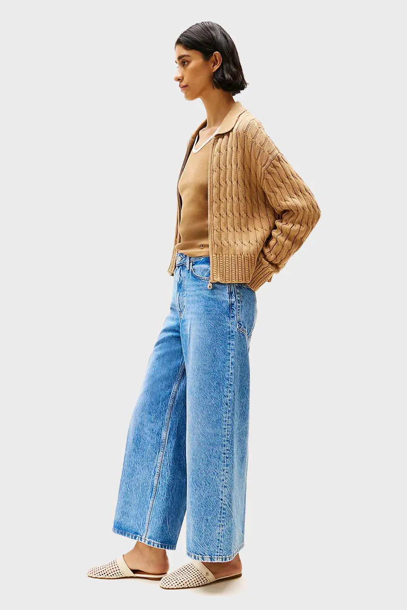 Жіночі сині джинси WIDE LEG 3