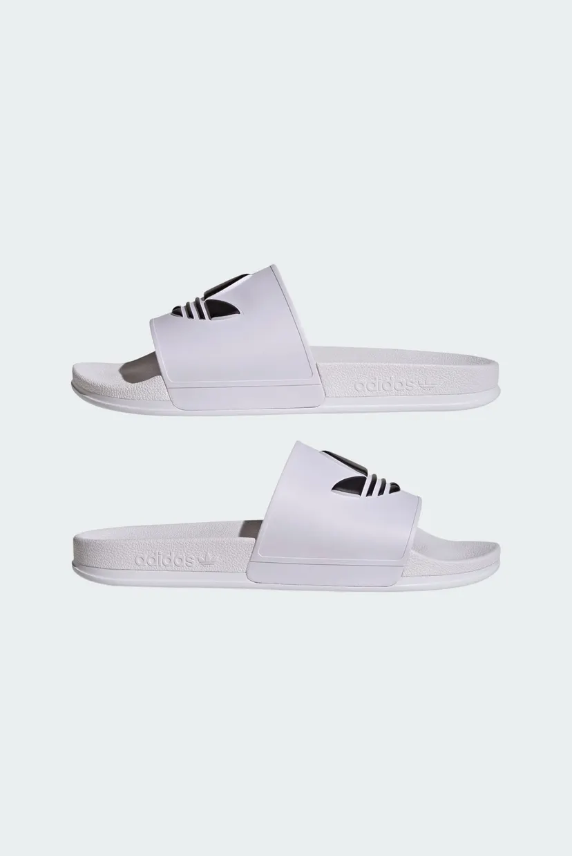 Білі слайдери ADILETTE та CF 6