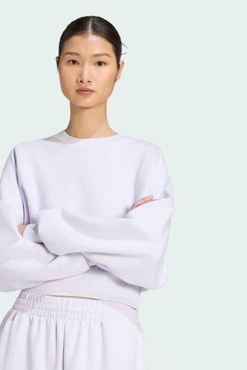 Женский сиреневый свитшот ALL SZN Soft Lux Loose 4