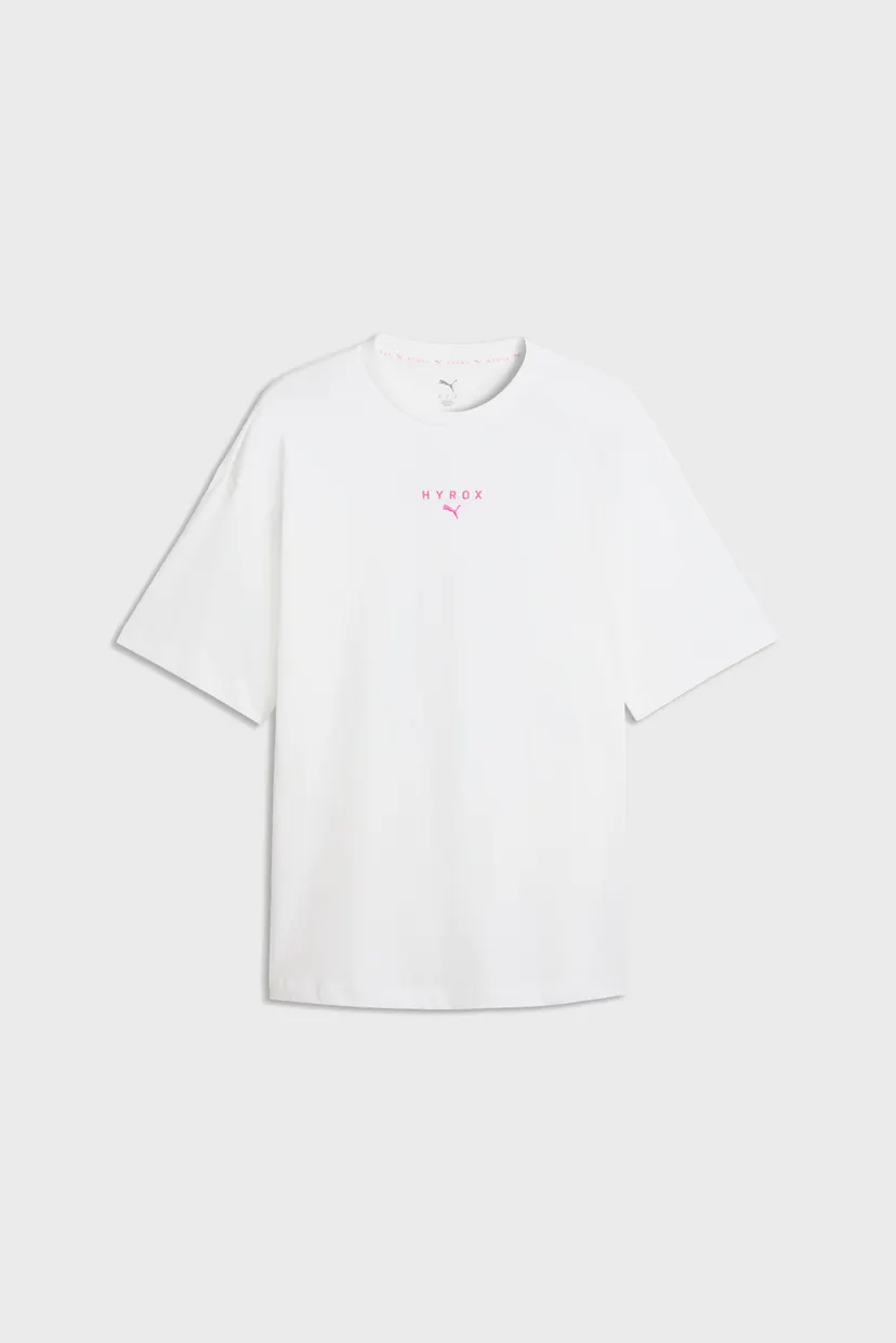Чоловіча біла футболка PUMA x HYROX Oversized Lifestyle Tee Men 4