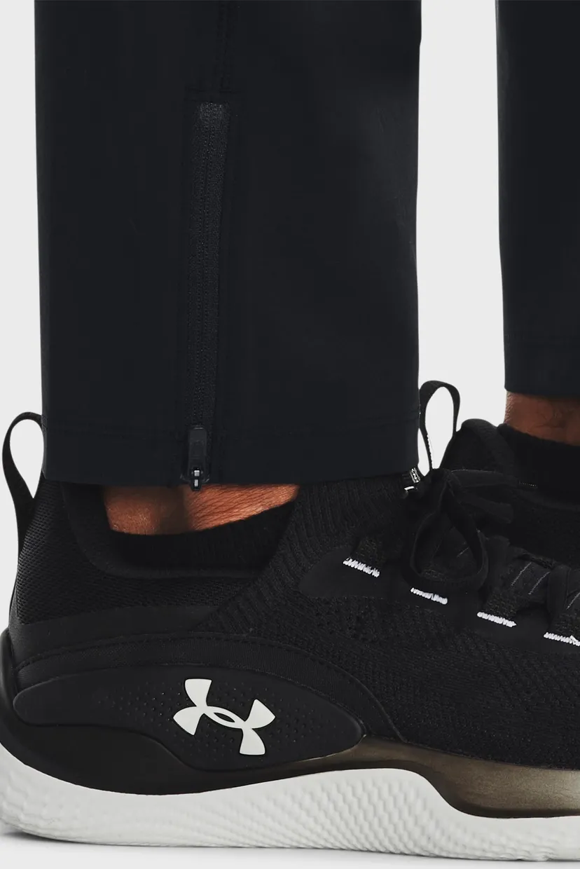 Мужские черные спортивные брюки UA STORM RUN PANT 4
