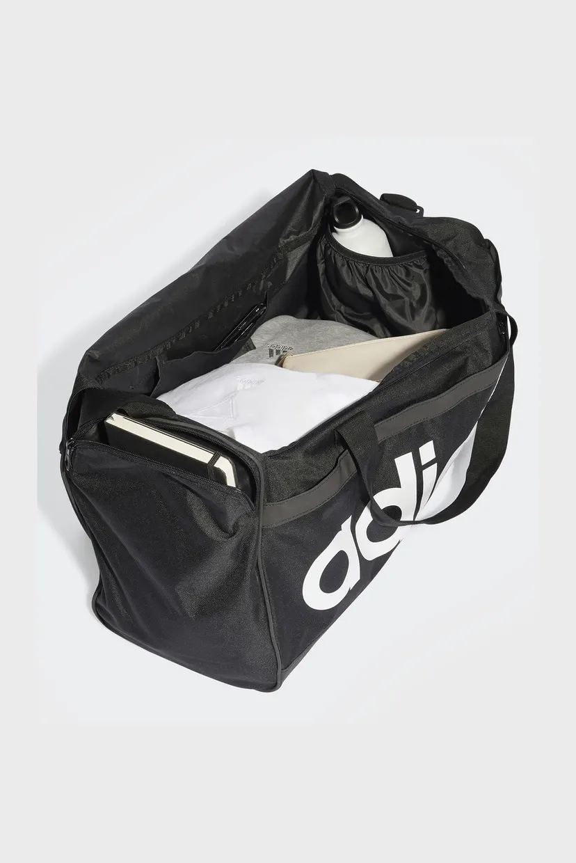 Черная спортивная сумка Essentials Linear Duffel Bag Medium 4