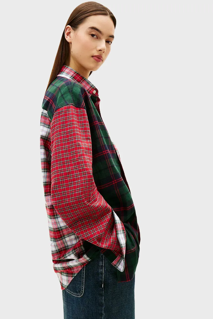 Женская рубашка в клетку TOMMY GIRL TARTAN 3