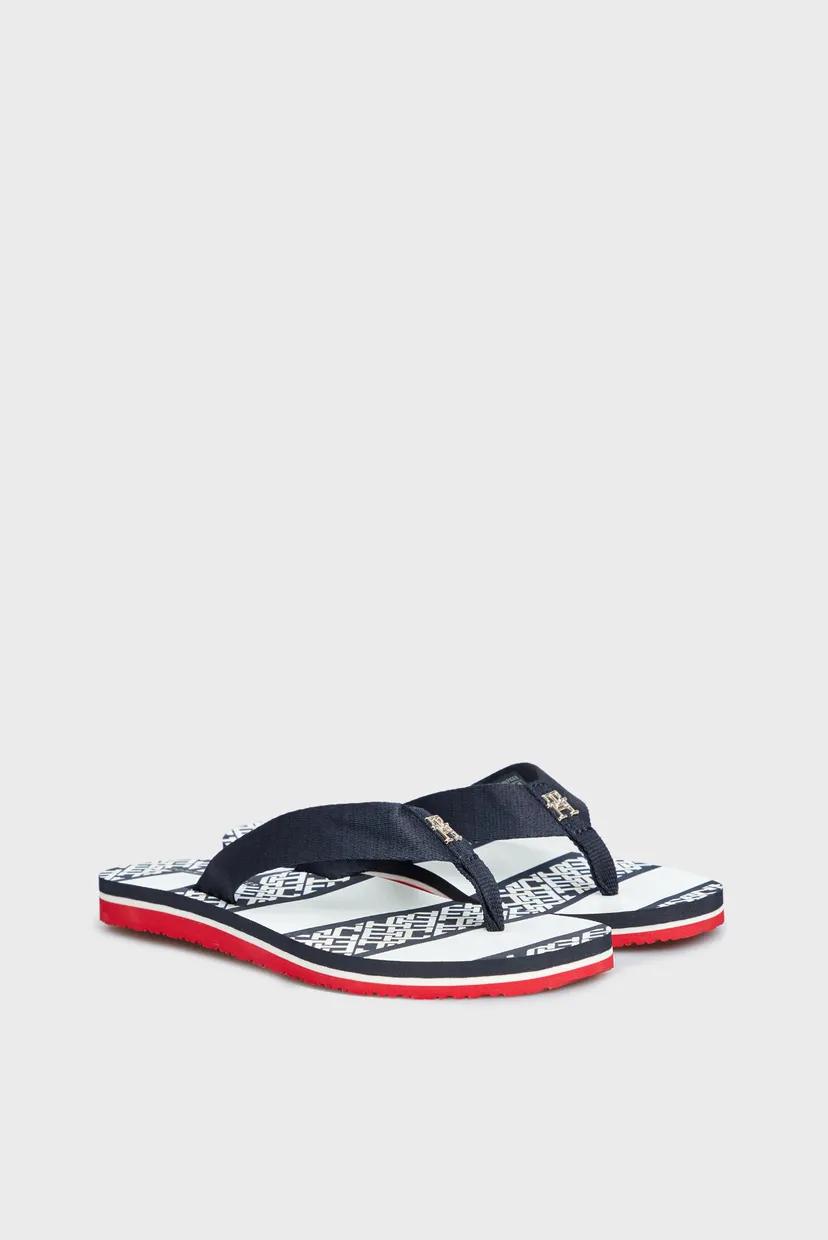 Женские темно-синие вьетнамки TH MONOGRAM ESSENTIAL SANDAL 3