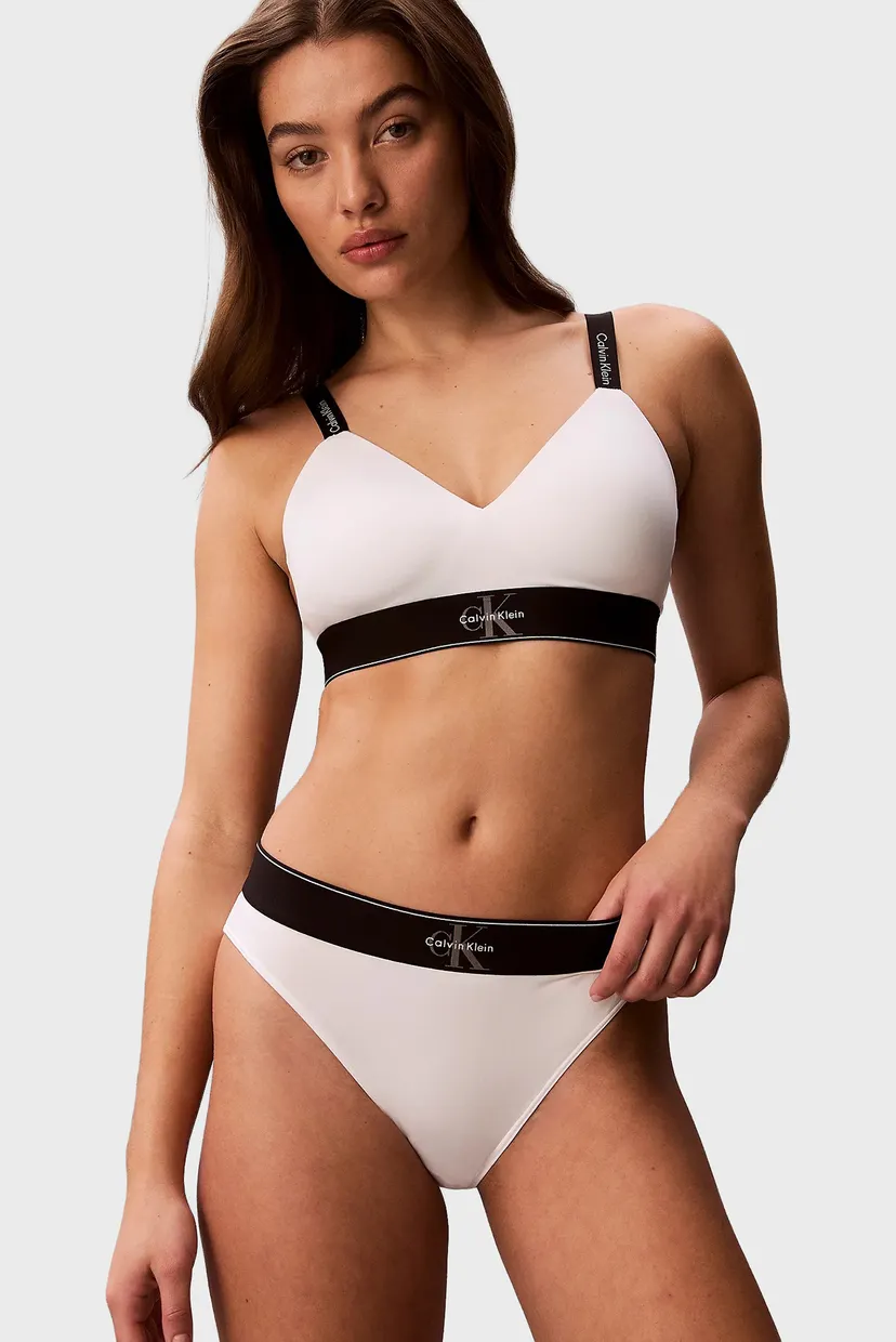 Жіночі білі трусики HIGH WAIST BIKINI 4