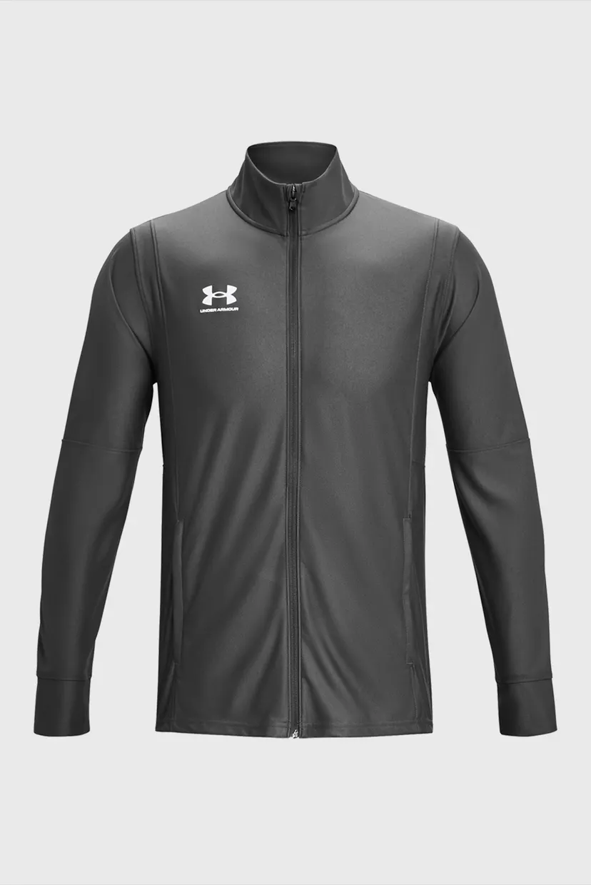 Чоловіча темно-сіра спортивна кофта UA M's Ch. Track Jacket 5