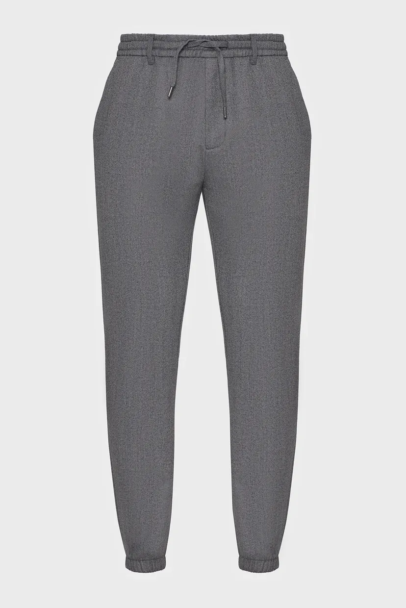 Мужские серые джоггеры WOOL-BLEND-STRETCH S&P JOGGER 6